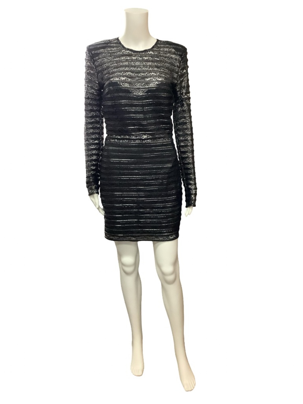 Elliatt Crew Neck Mini Dress Size: S